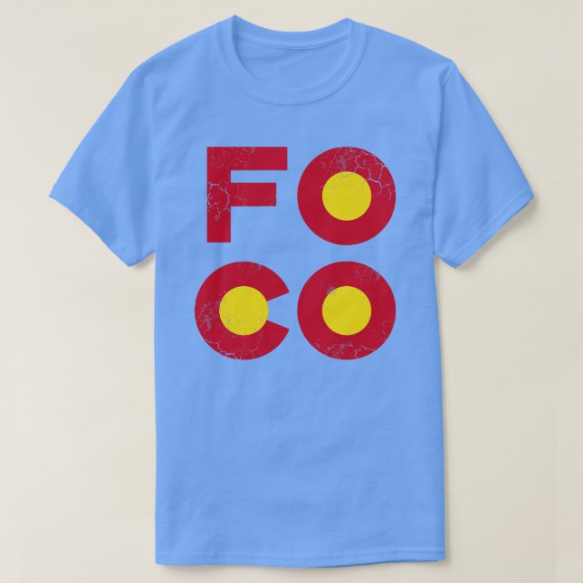 Fort Collins FOCO Colorado T-Shirt (Design vorne)