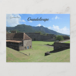 Fort Delgres auf Basse-Terre in Guadeloupe Postkarte