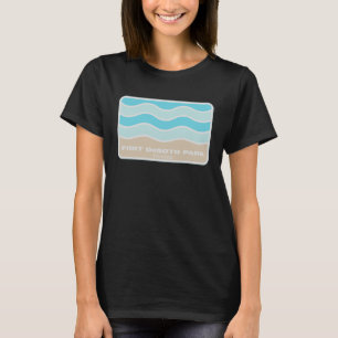 Fort Desoto Park Florida Retro FL Waves Beach Souv T-Shirt