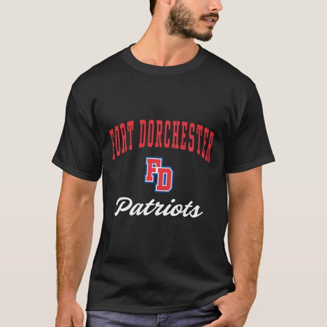 Fort Dorchester High School Patriots Premium T-Shi T-Shirt (Vorderseite)