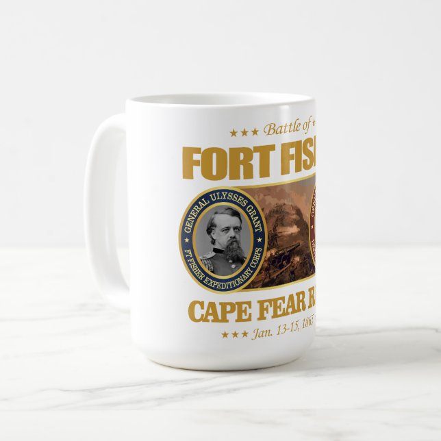 Fort Fisher (FH2) Kaffeetasse (Vorderseite Links)