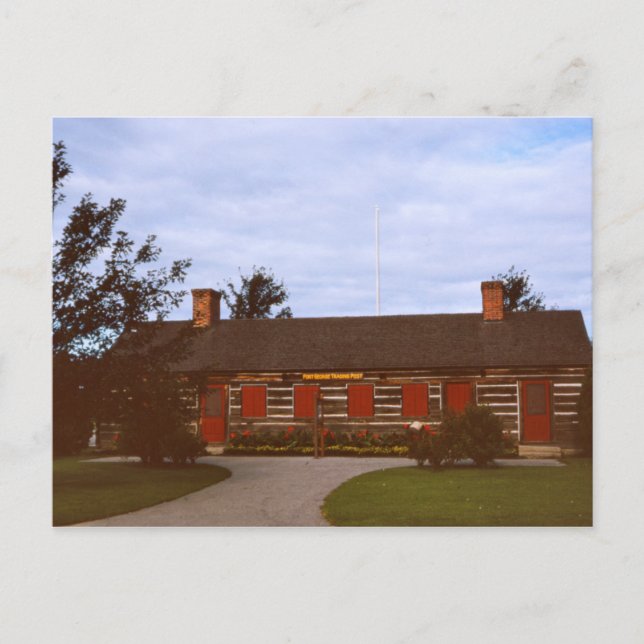 Fort George Trading Post Card Postkarte (Vorderseite)