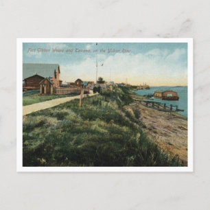 Fort Gibbon Weare, Yukon River 1910 Vintag Postkarte