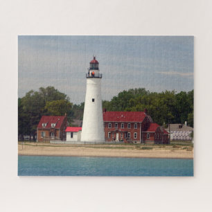 Fort Gratiot Leuchtturm aus Wasser Puzzle