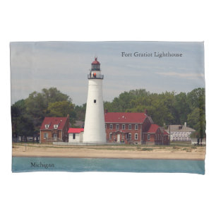 Fort Gratiot Leuchtturm-Kissenkasten Kissenbezug