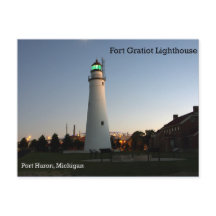 Fort Gratiot Lighthouse Abendkarte