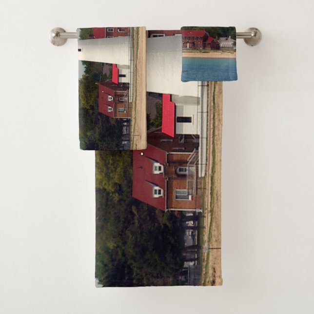 Fort Gratiot Lighthouse Handtuchhandtuch Set (Insitu)