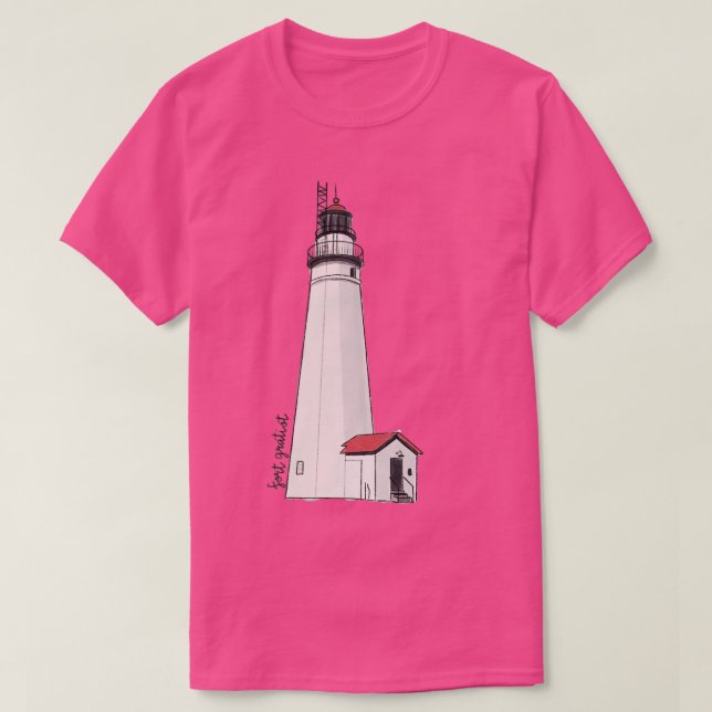 Fort Gratiot Port Huron Lighthouse T-Shirt (Design vorne)