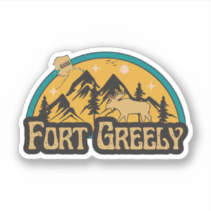 Fort Greely, Alaska Sticker