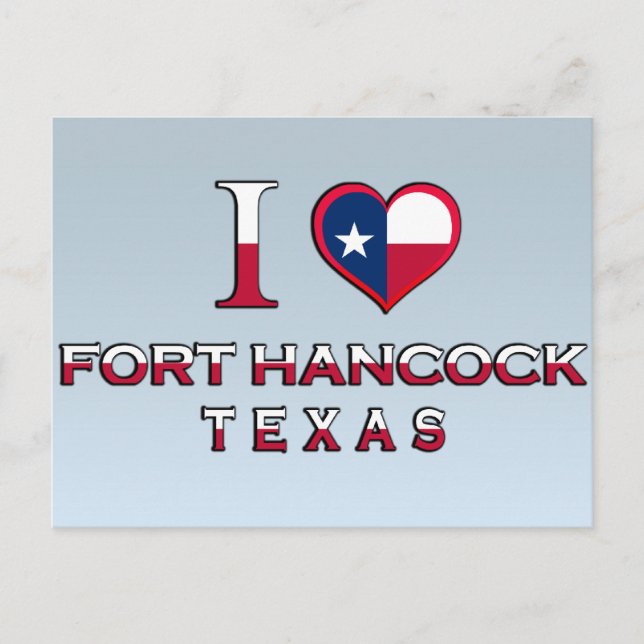 Fort Hancock, Texas Postkarte (Vorderseite)