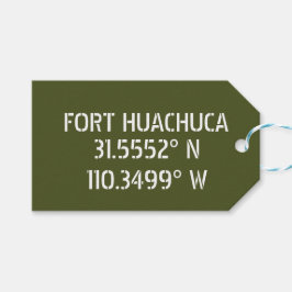 Fort Huachuca Latitude Longitude Geschenkanhänger