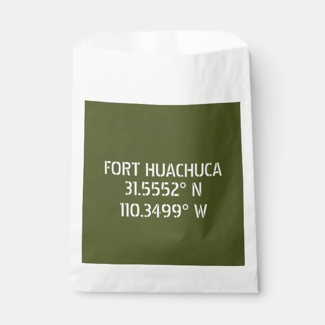 Fort Huachuca Latitude Longitude Geschenktütchen (Vorderseite)