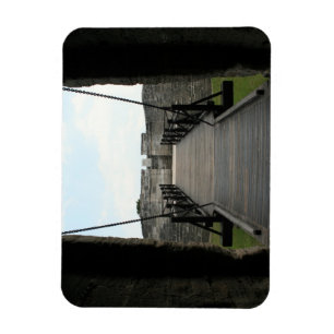 Fort in St Augustine, das vom Schloss schaut Magnet