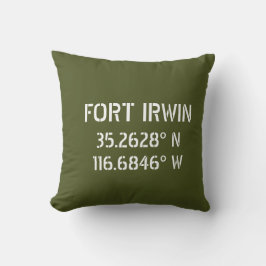 Fort Irwin Latitude Longitude Kissen