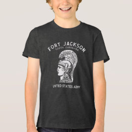 Fort Jackson Vintage Weiß Tri-Blend Shirt