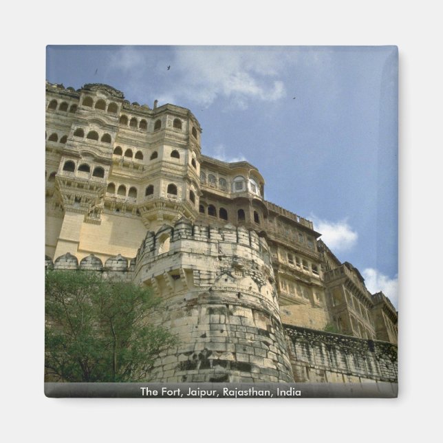 Fort, Jaipur, Rajasthan, Indien Magnet (Vorne)