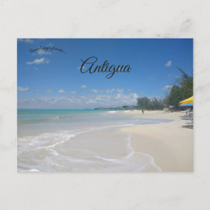 Fort James Beach Antigua und Barbuda Postkarte
