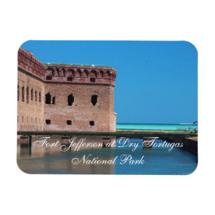 Fort Jefferson an trockenem Tortugas Nationalpark Magnet