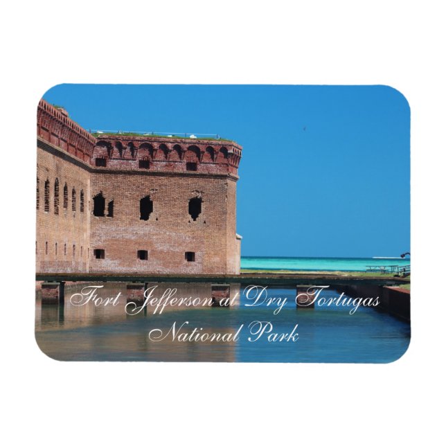 Fort Jefferson im Dry Tortugas Nationalpark Magnet (Horizontal)