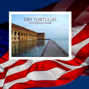 Fort Jefferson Moat, Wall, Dry Tortugas Postkarte