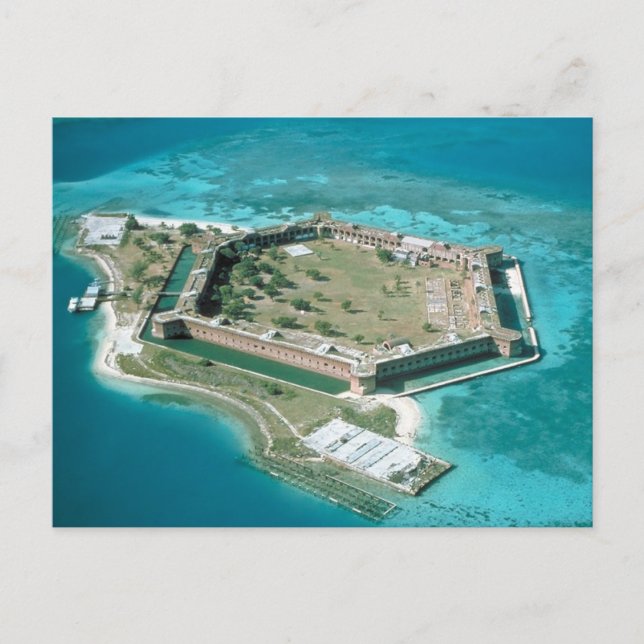 Fort Jefferson Nationalpark Postkarte (Vorderseite)