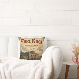 Fort Knox Prospect Maine Historischer Granitfort Kissen