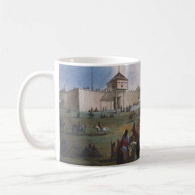 Fort Laramie, Sublette Fort, Fort William, Miller Kaffeetasse (Links)