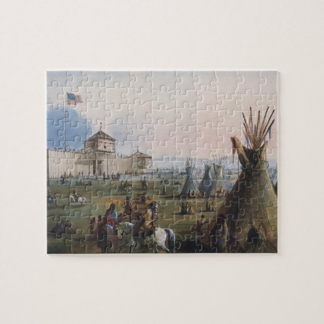 Fort Laramie, Sublette Fort, Fort William, Miller Puzzle (Horizontal)