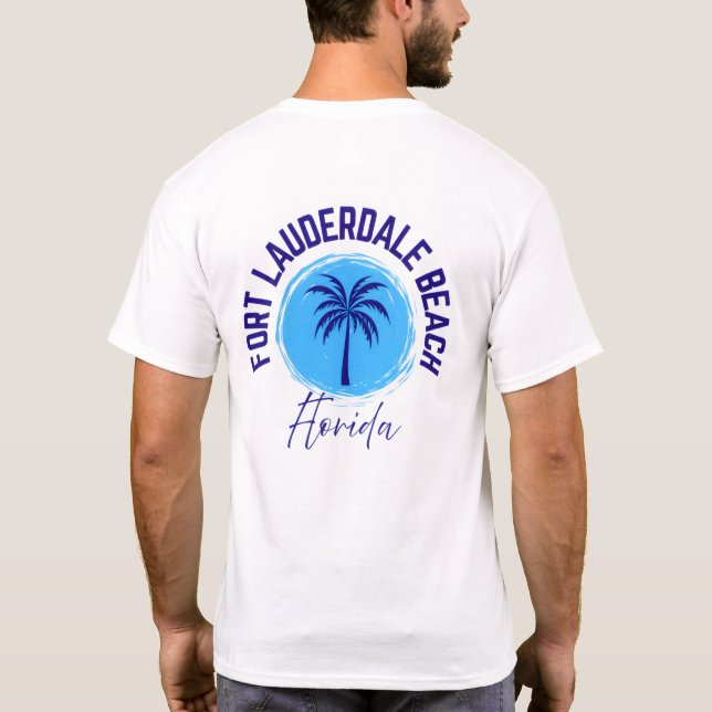 Fort Lauderdale Beach Florida T-Shirt (Rückseite)