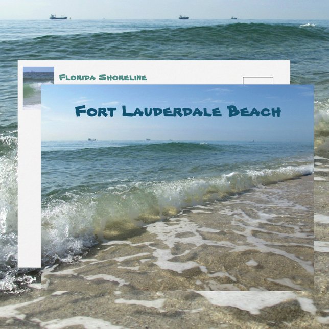Fort Lauderdale Beach Oceanview Fotografisch Postkarte (Von Creator hochgeladen)