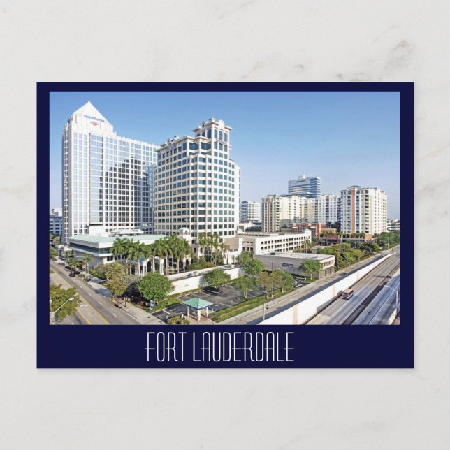 Fort Lauderdale, das Venedig der Amerikas Postkarte (Vorderseite)