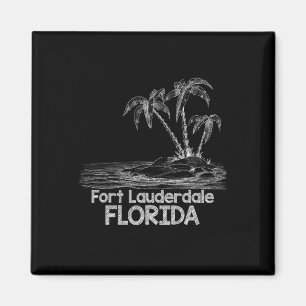 Fort Lauderdale Familienurlaub Shirt Flori Magnet