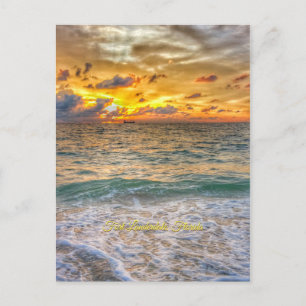 Fort Lauderdale, Florida - Aqua Burn Postkarte