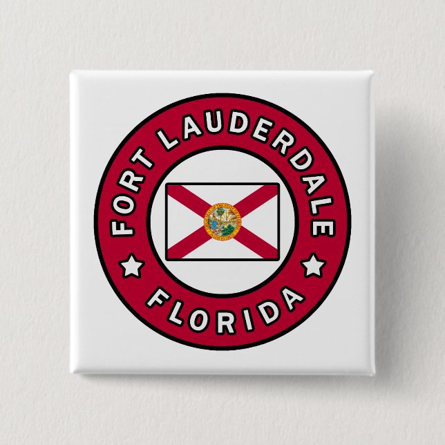 Fort Lauderdale Florida Button (Vorderseite)