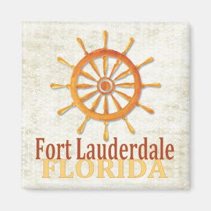 Fort Lauderdale Florida Kapitän-Radmagnet Magnet