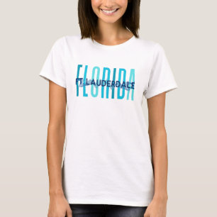 Fort Lauderdale Florida (Ozeanwelle) T-Shirt