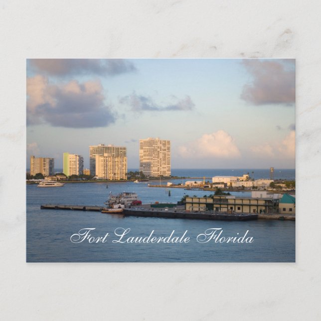 Fort Lauderdale Florida Postkarte (Vorderseite)