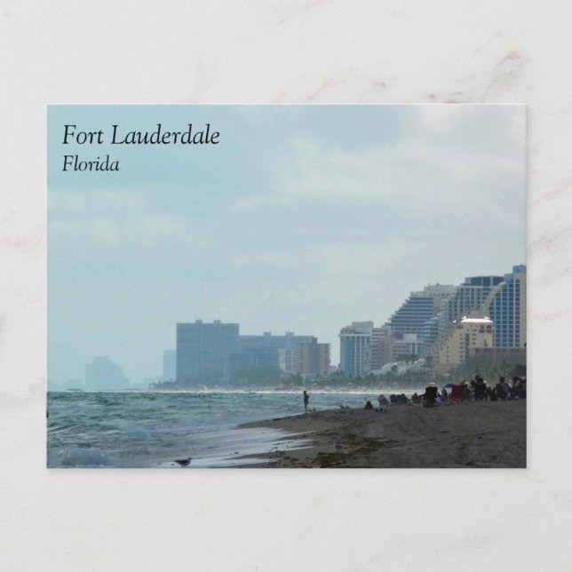 Fort Lauderdale, Florida Postkarte (Vorderseite)