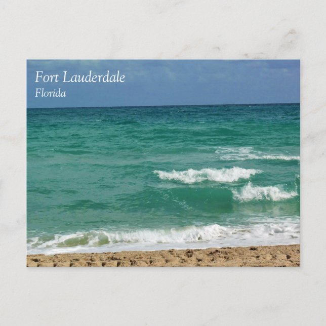 Fort Lauderdale, Florida Postkarte (Vorderseite)