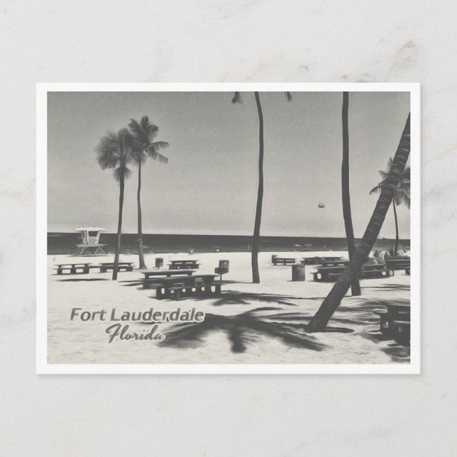 FORT LAUDERDALE FLORIDA POSTKARTE (Vorderseite)