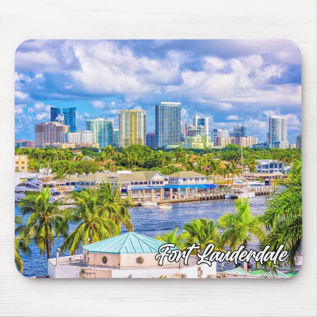Fort Lauderdale, Florida, USA Mousepad (Vorne)