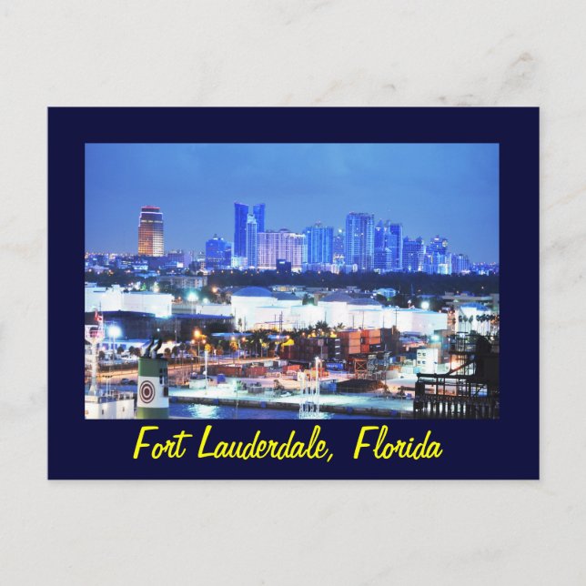 Fort Lauderdale, Florida, USA Postkarte (Vorderseite)