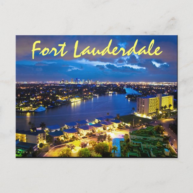 Fort Lauderdale, Florida, USA Postkarte (Vorderseite)