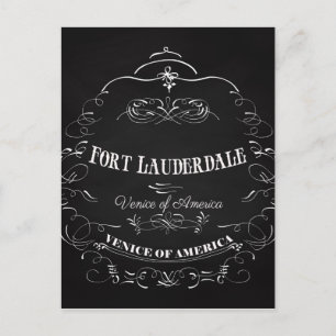 Fort Lauderdale Florida - Venedig Amerikas Postkarte