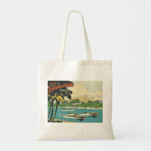 Fort Lauderdale Florida Vintag in den 20er Jahren Tragetasche