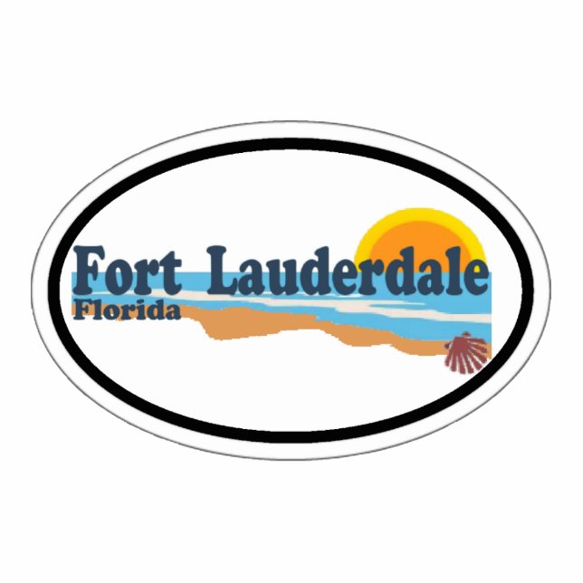 Fort Lauderdale. Fotoskulptur Magnet (Vorne)