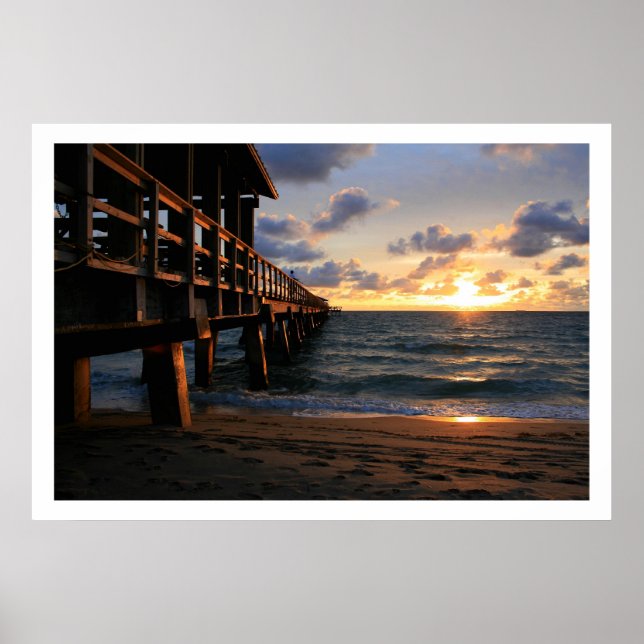 Fort Lauderdale Pier II Poster (Vorne)
