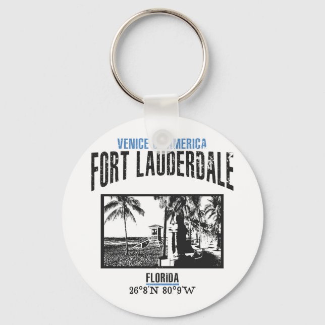 Fort Lauderdale Schlüsselanhänger (Vorderseite)