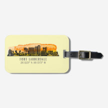 Fort Lauderdale Skyline & Coordinates