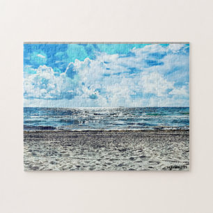 Fort Lauderdale-Strand-Bild-Puzzlespiel Puzzle